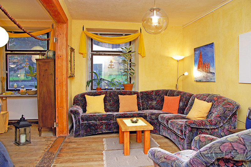 gemütliche Couch im Lesecafe